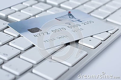 Electronic payment concept and e-banking Stock Photo