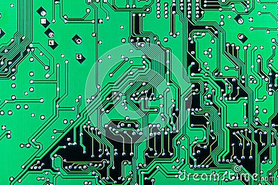 Electronic printed circuit board Stock Photo