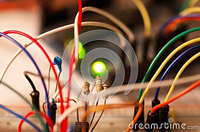 Electronic prototype Stock Photo