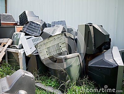 Electronic Waste Stock Photo