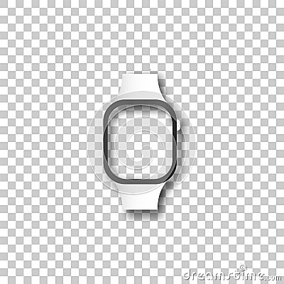 Electronic watch body without screen Vector Illustration