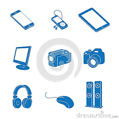 Electronics Vector Illustration