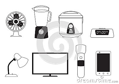 Electronics Vector Illustration