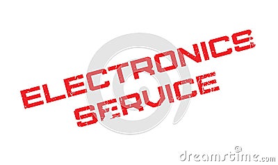 Electronics Service rubber stamp Vector Illustration