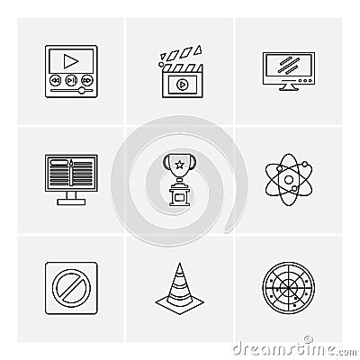 electronics , technology , study , education , science ,eps icon Vector Illustration