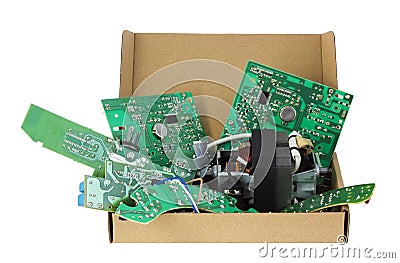 Electronics for utilization Stock Photo