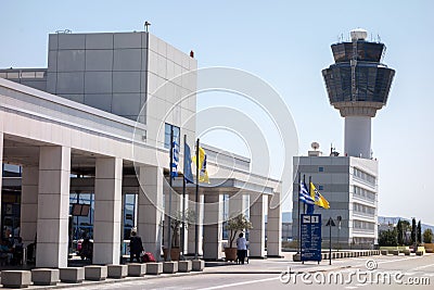 Eleftherios Venizelos Airport Editorial Stock Photo