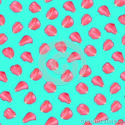 Elegance petals pattern. Seamless background Vector Illustration