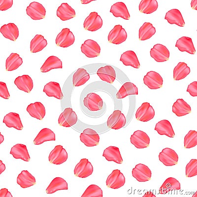 Elegance petals pattern. Seamless background Vector Illustration