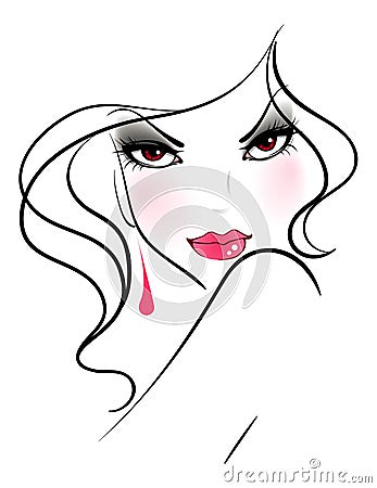 Elegance woman Vector Illustration