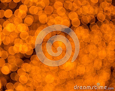 Elegant abstract background with bokeh defocused golden lights Stock Photo