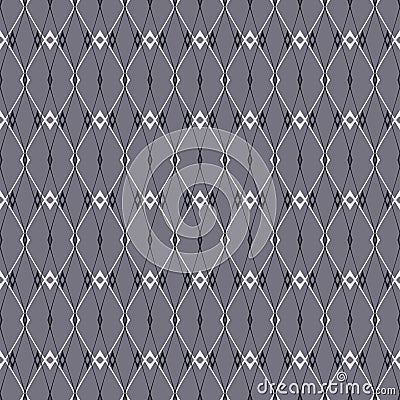 Elegant abstract seamless pattern of rhombuses Vector Illustration