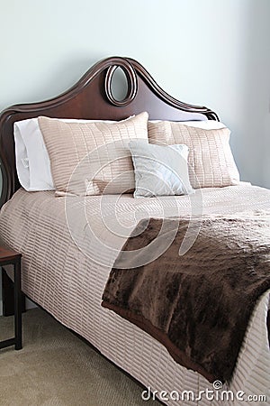 Elegant bedroom Stock Photo