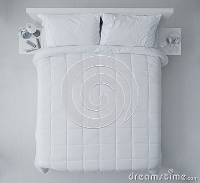 Elegant bedroom Stock Photo