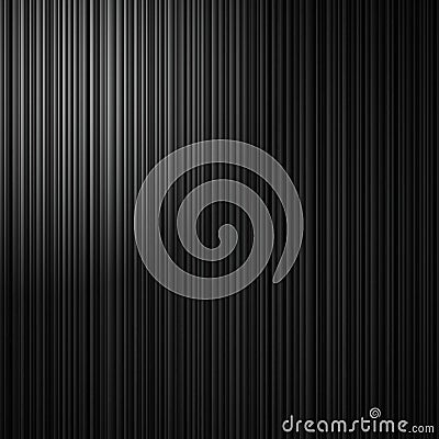 Elegant black striped background with abstract vertical lines and white corner spotlight Stock Photo