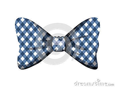 Elegant bowtie ribbon icon Vector Illustration