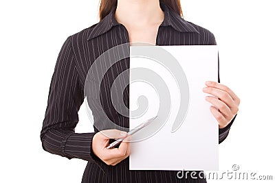 Elegant businesswoman Stock Photo