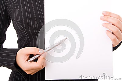 Elegant businesswoman Stock Photo