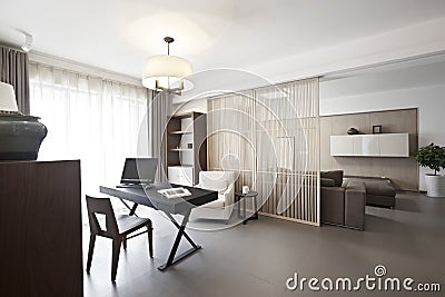 Elegant and comfortable home interior Stock Photo