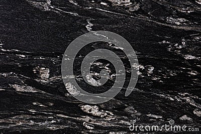 Elegant Cosmic Black - granite background, texture in classic tone for your personal creative interior work. Stock Photo