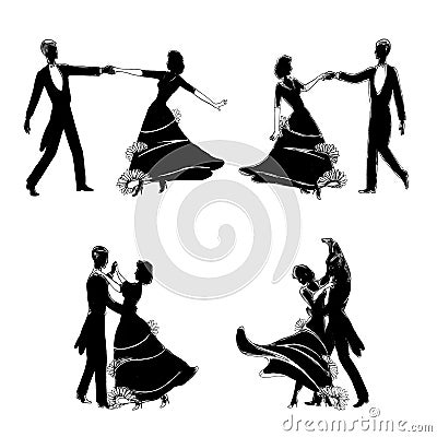 Dance stock vector. Illustration of party, pretty, beautiful - 3950122