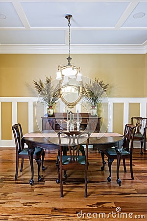 Elegant diningroom Stock Photo