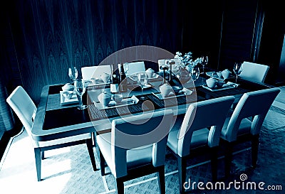 Elegant dinner Stock Photo