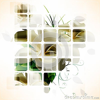 Elegant flower background design Stock Photo