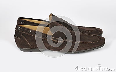 Elegant footwear personal accessory for men studio shoot Stock Photo