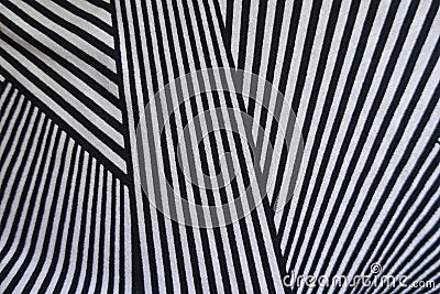 Elegant geometric pattern on fabric Stock Photo