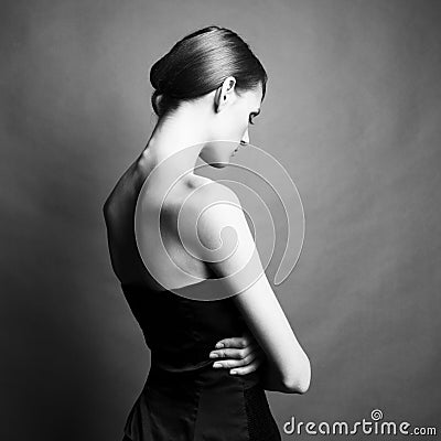 Elegant girl Stock Photo