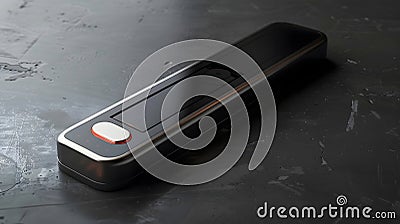 Elegant keycard access device on sleek surface. Generative by AI Stock Photo