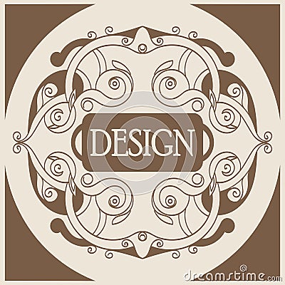Elegant Label with Frames. Authentic Retro Vector Tags Design. Minimalistic Vine Bottle Badges. Vector Illustration