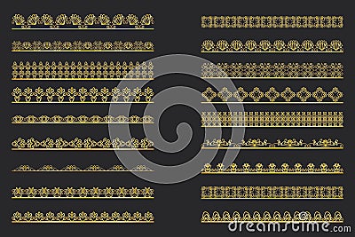 Elegant Lace Borders Frames laser cut Vector Illustration