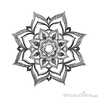 Elegant mandala pattern Vector Illustration