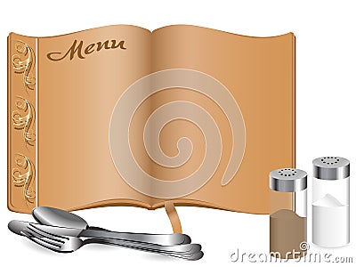 Elegant menu Vector Illustration