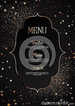 Elegant menu design Stock Photo