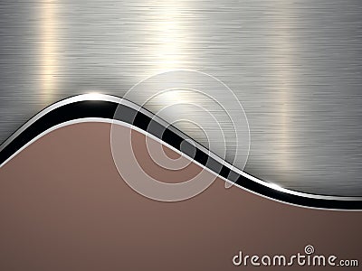 Elegant metallic background Vector Illustration