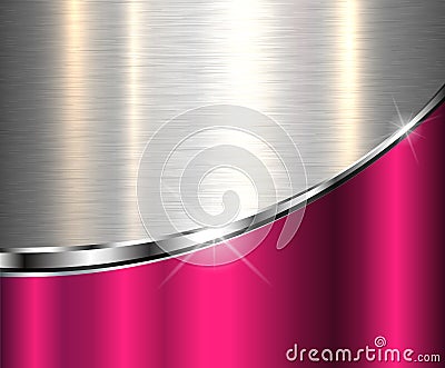 Elegant metallic background Vector Illustration