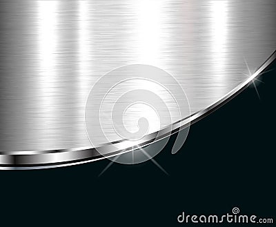 Elegant metallic background Vector Illustration