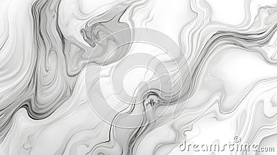 Elegant monochrome marble texture with subtle swirls and fluid patterns, perfect for sophisticated backgrounds and design projects Stock Photo