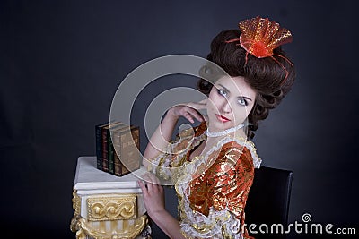 Elegant portret of a woman Stock Photo