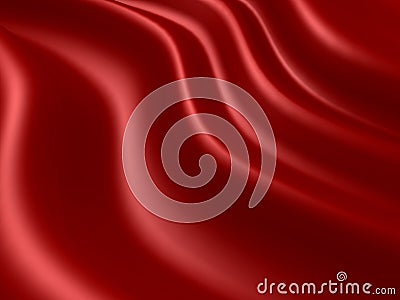 Elegant red silk background Stock Photo