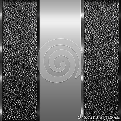 Elegant silver and brown background Stock Photo