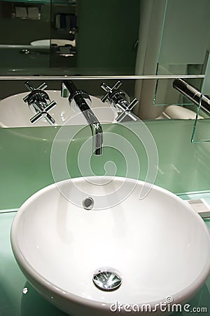 Elegant sink Stock Photo