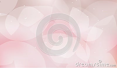 Elegant soft pink color butterfly Vector Illustration