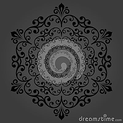 Elegant Vector Ornament in Classic Style Vector Illustration