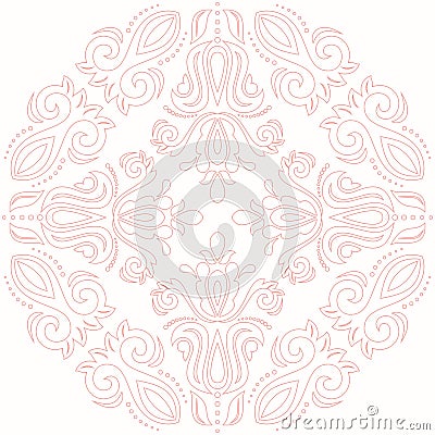 Elegant Vector Ornament in Classic Style Vector Illustration