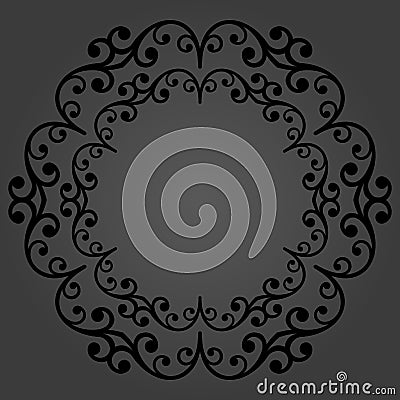 Elegant Vector Ornament in Classic Style Vector Illustration