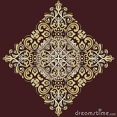 Elegant Vector Ornament in Classic Style Vector Illustration